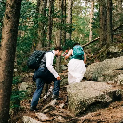 White Mountain National Forest Hiking Elopement